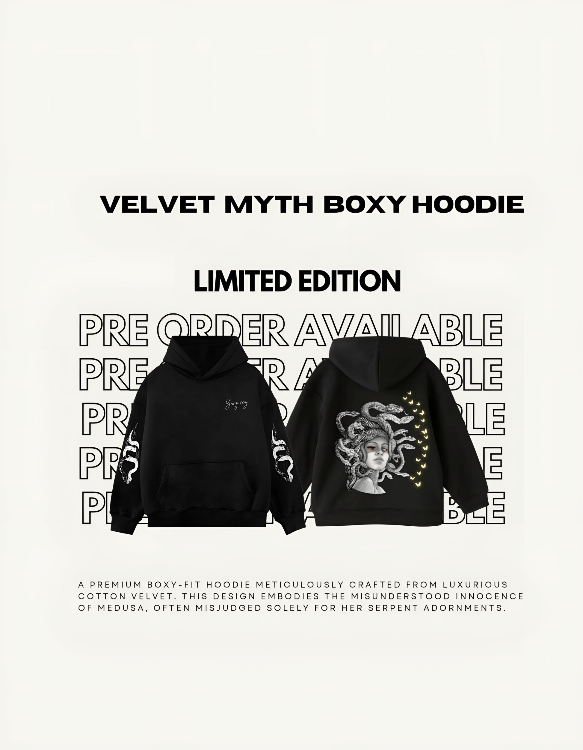 Velvet Myth Boxy Hoodie (RARE EDITION)